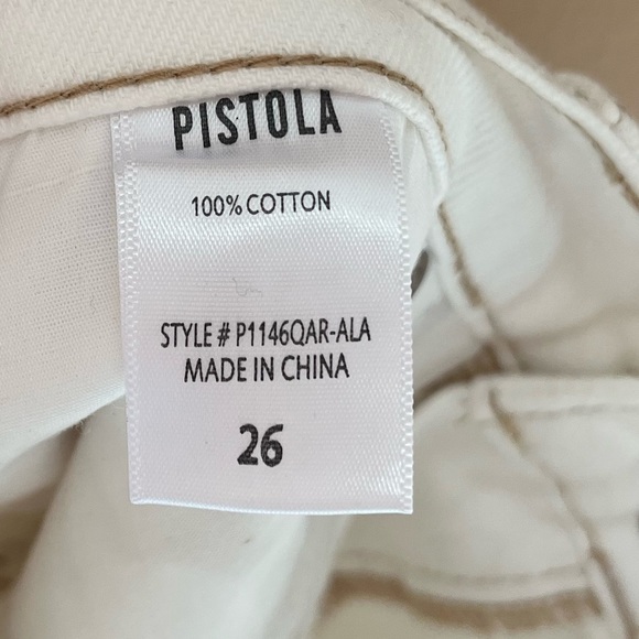 Revolve Pistola Ryder White High-Waisted Denim Mini Skirt - Picture 12 of 14